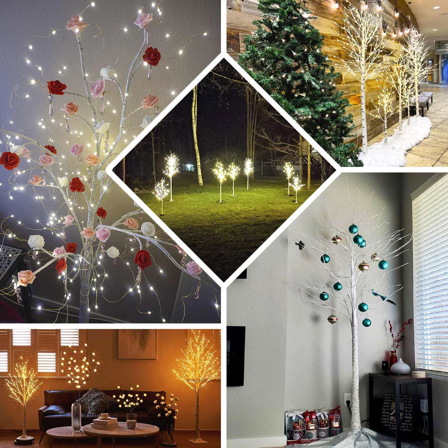 Bilawal Store | Warm White LED Birch Tree